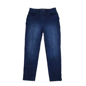Betabrand Yoga Pull On Skinny Ankle Jeans Size small Stretch dark wash